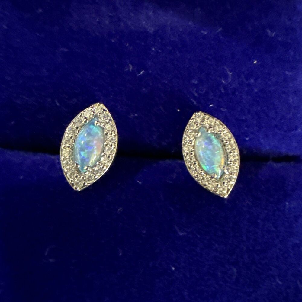 Opal Ocean Eye Stud Earrings